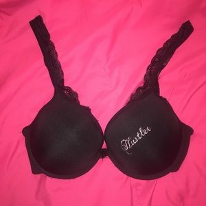 Black Hustler Bra 36D